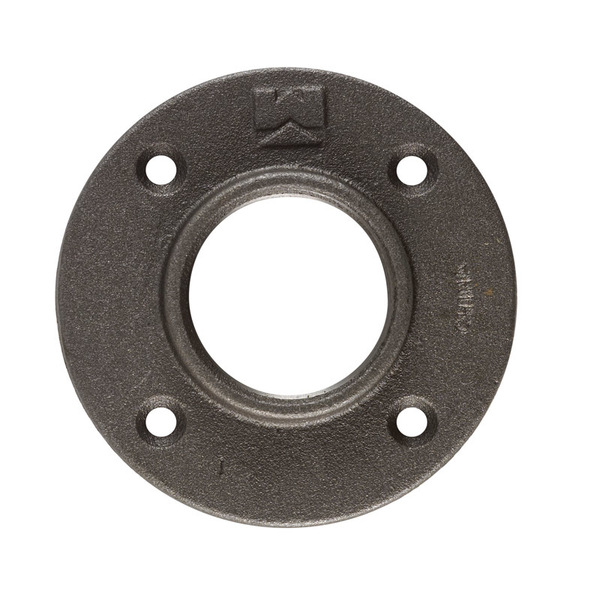 B & K FLANGE BLACK 3/8"" 521-602HC